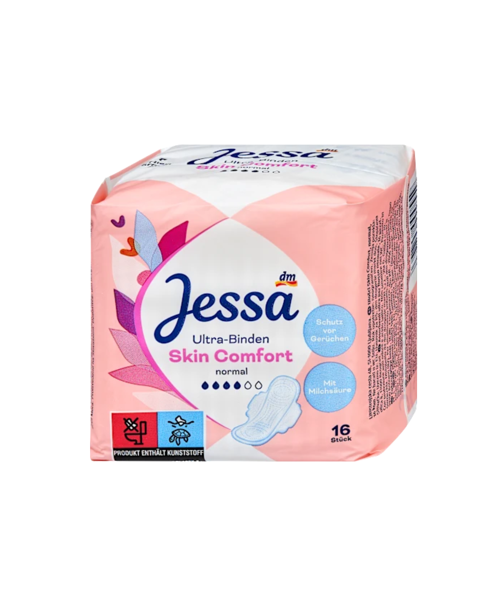 Jessa Ultra sanitary pads Skin Comfort Normal, 16 pcs