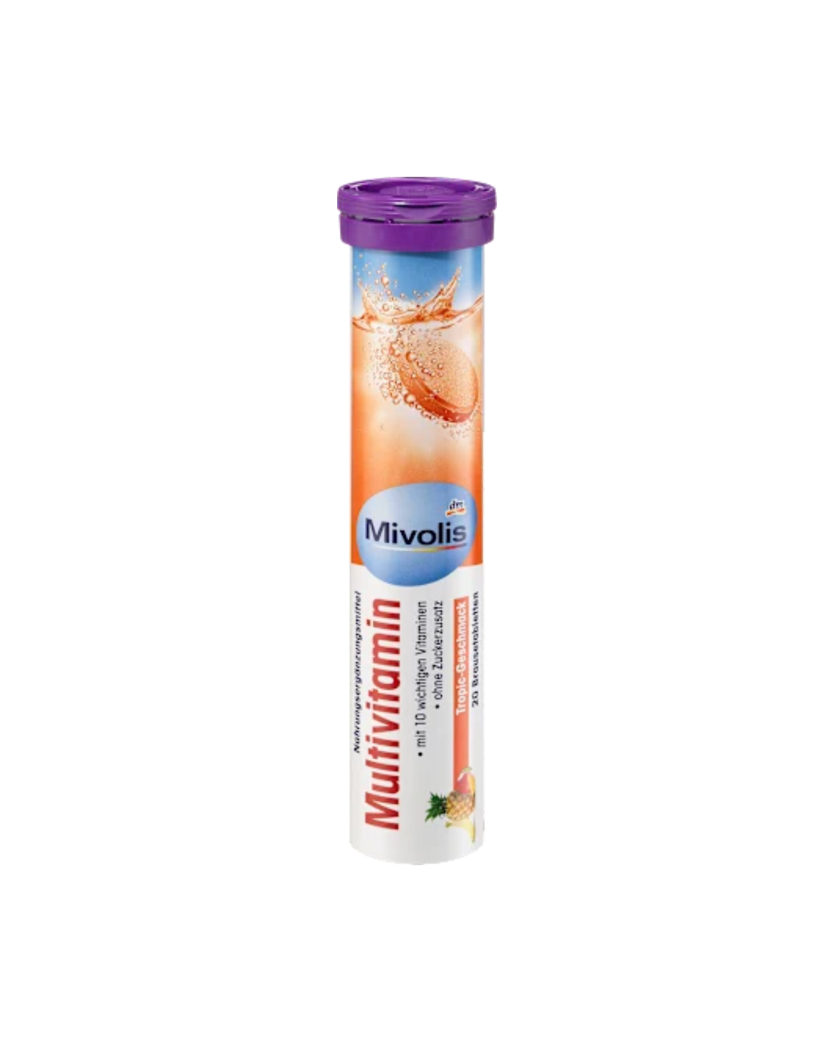 Mivolis Multivitamin effervescent tablets, 20 pcs, 82 g