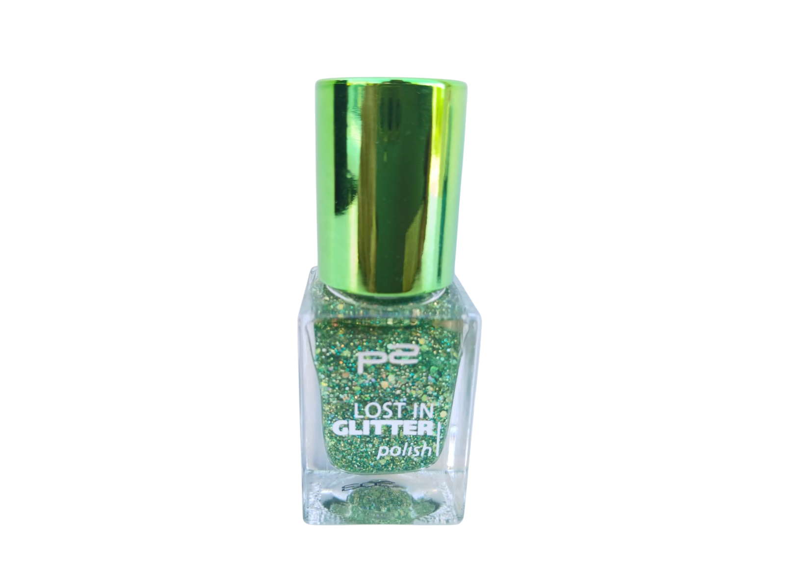 Nail Polish P2 lost in Glitter green