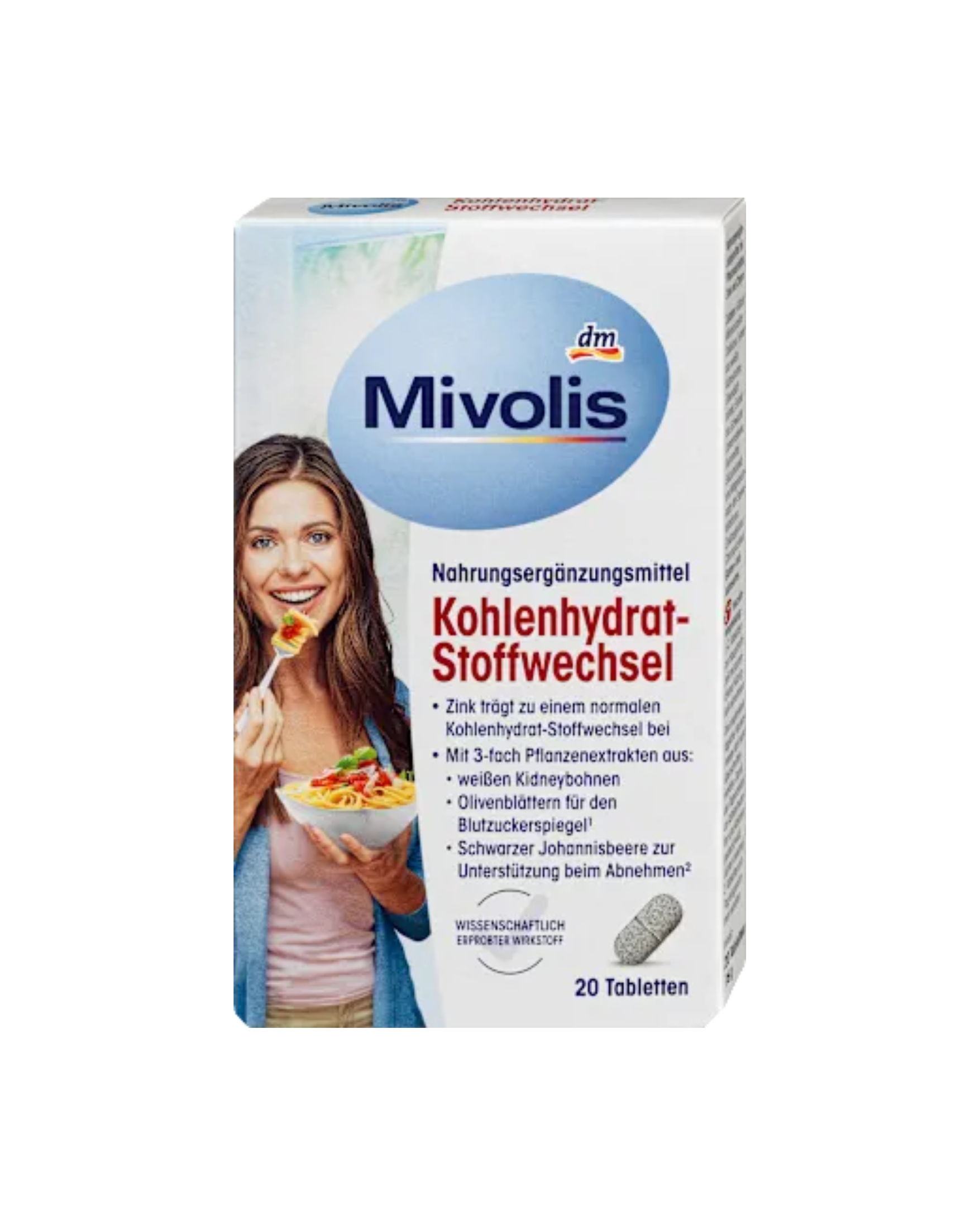 Mivolis Carbohydrate metabolism, 20 tablets, 16 g