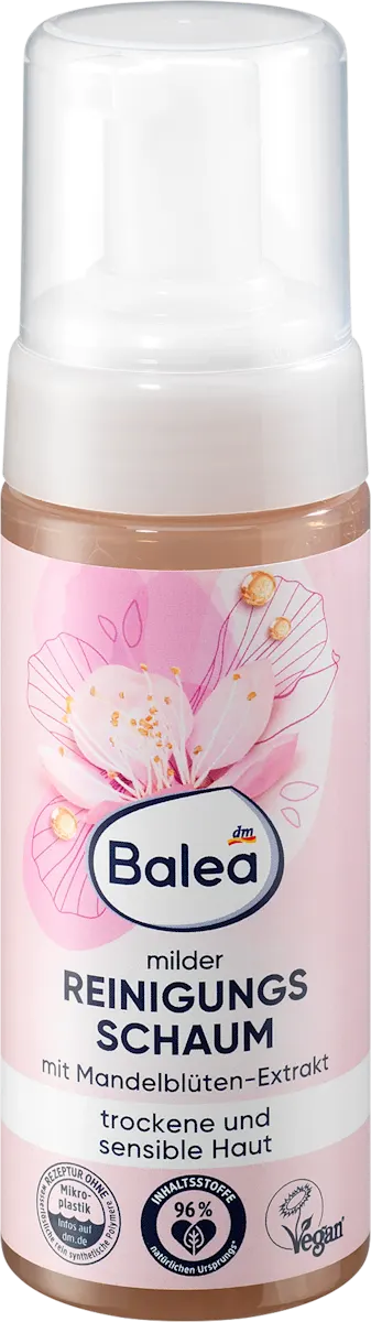 balea milder reinigungs schaum