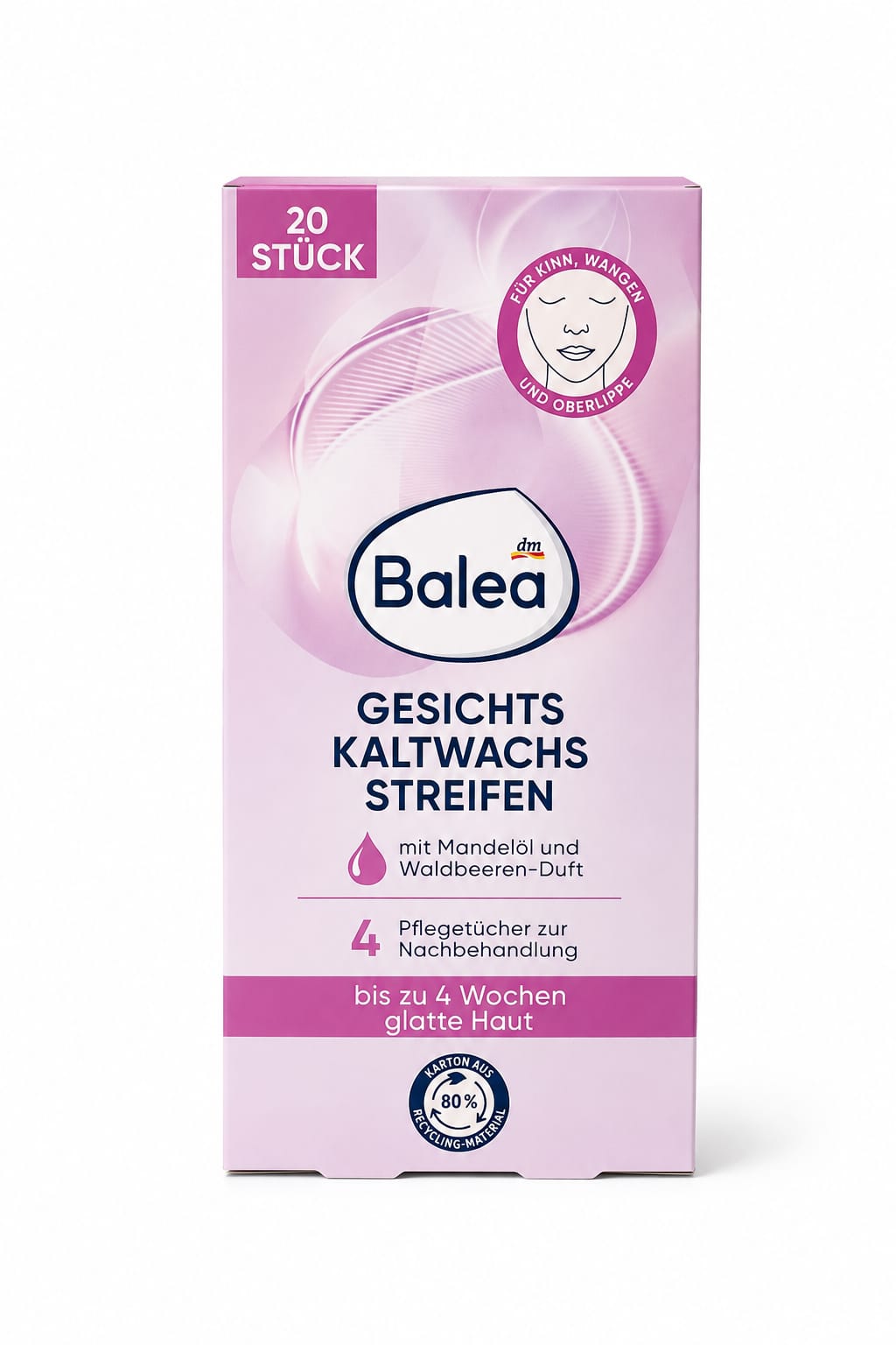 balea gesichts kaltwachs streifen