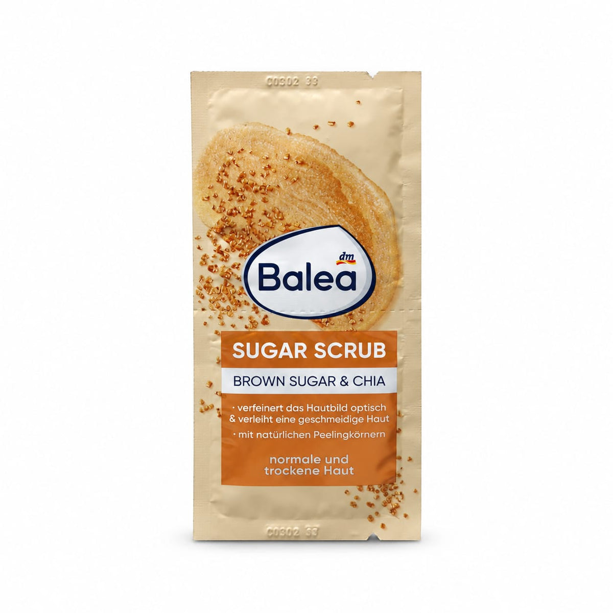 balea sugar scrub