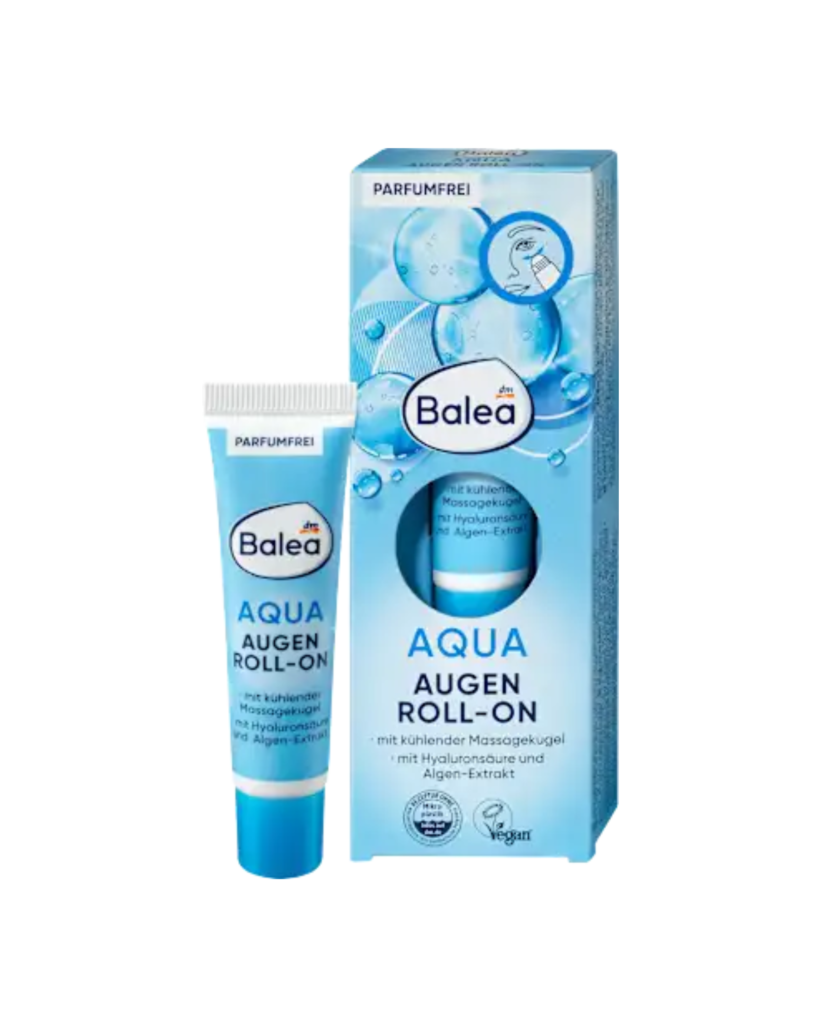 Balea Eye Cream Aqua Eye Roll-On, 15 ml