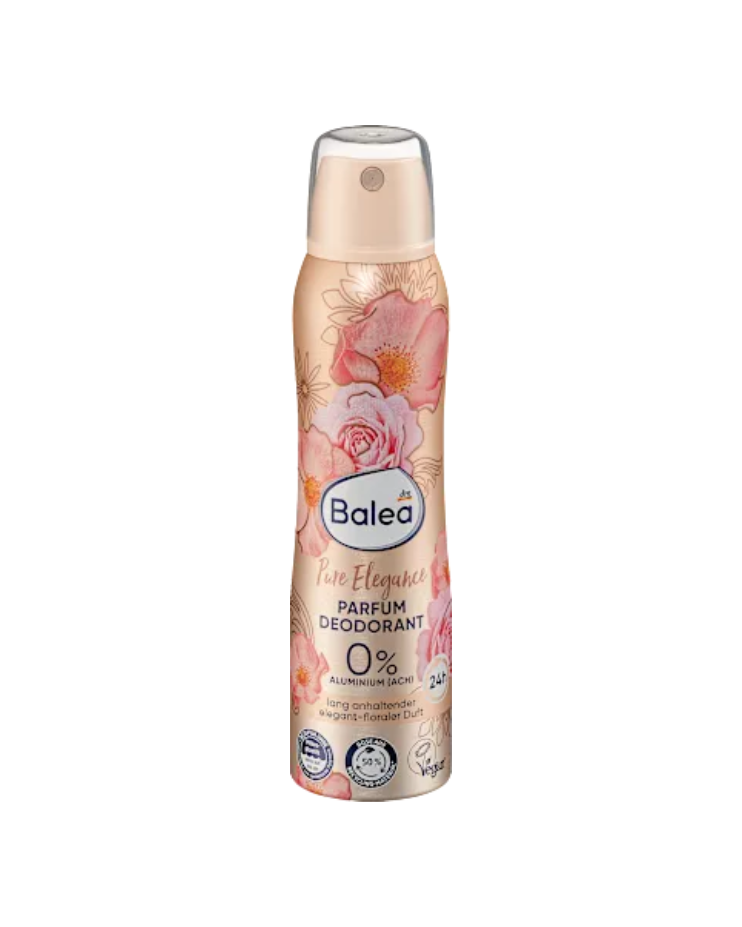 Balea Deodorant spray perfume deodorant Pure Elegance, 150 ml