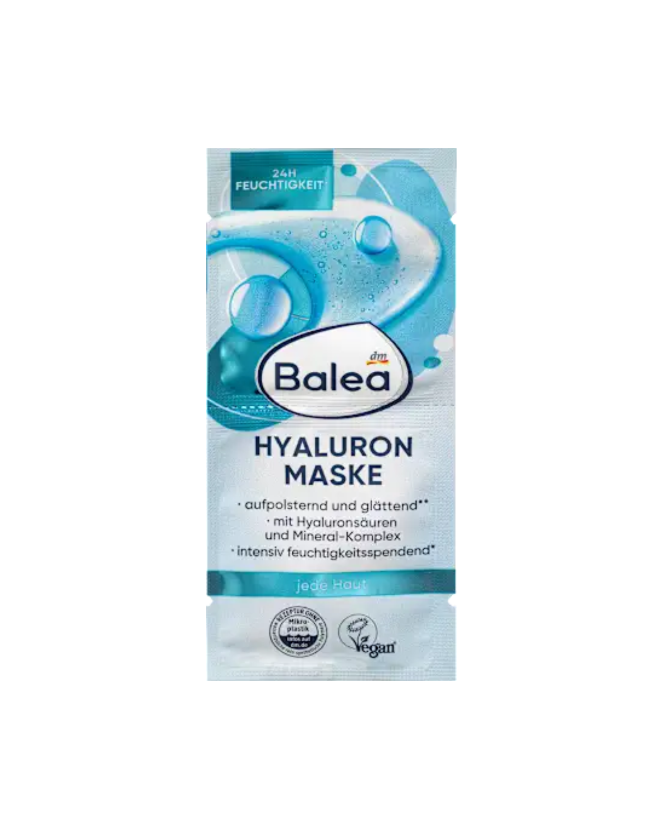 Balea Hyaluronic Acid Face Mask (2x8 ml), 16 ml