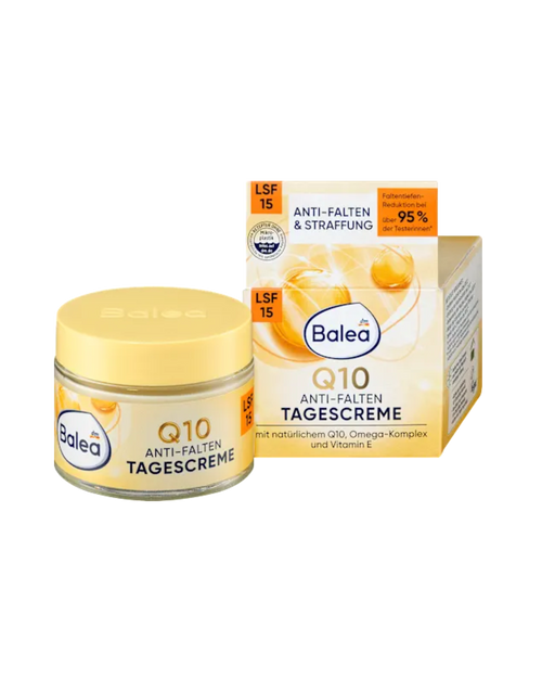 Balea Anti-Wrinkle Face Cream Q10 SPF 15, 50 ml