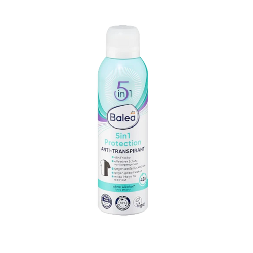Balea Antiperspirant deodorant spray Protection 5in1, 200 ml