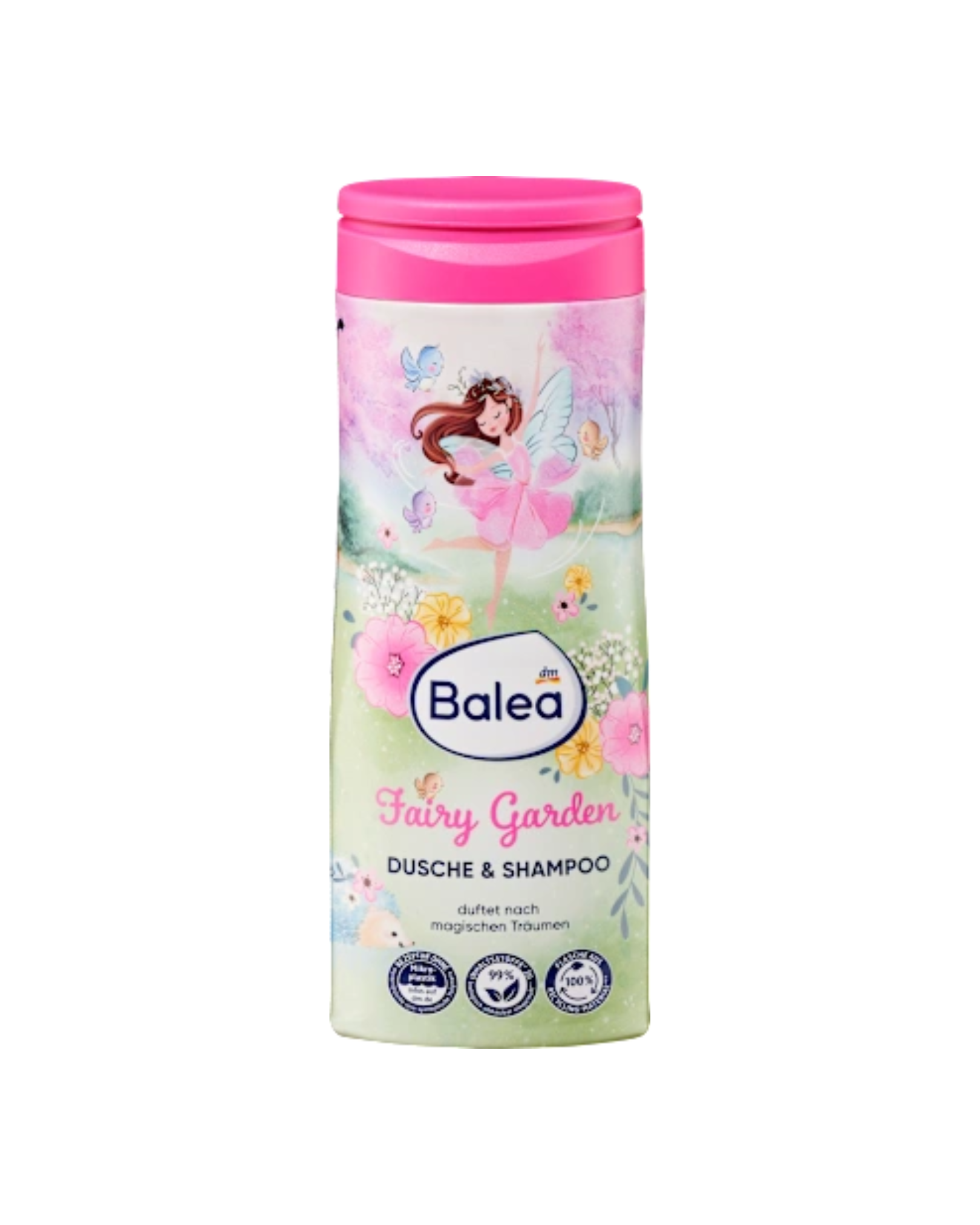 Balea Children's Shower & Shampoo 2in1 Fairy Garden, 300 ml