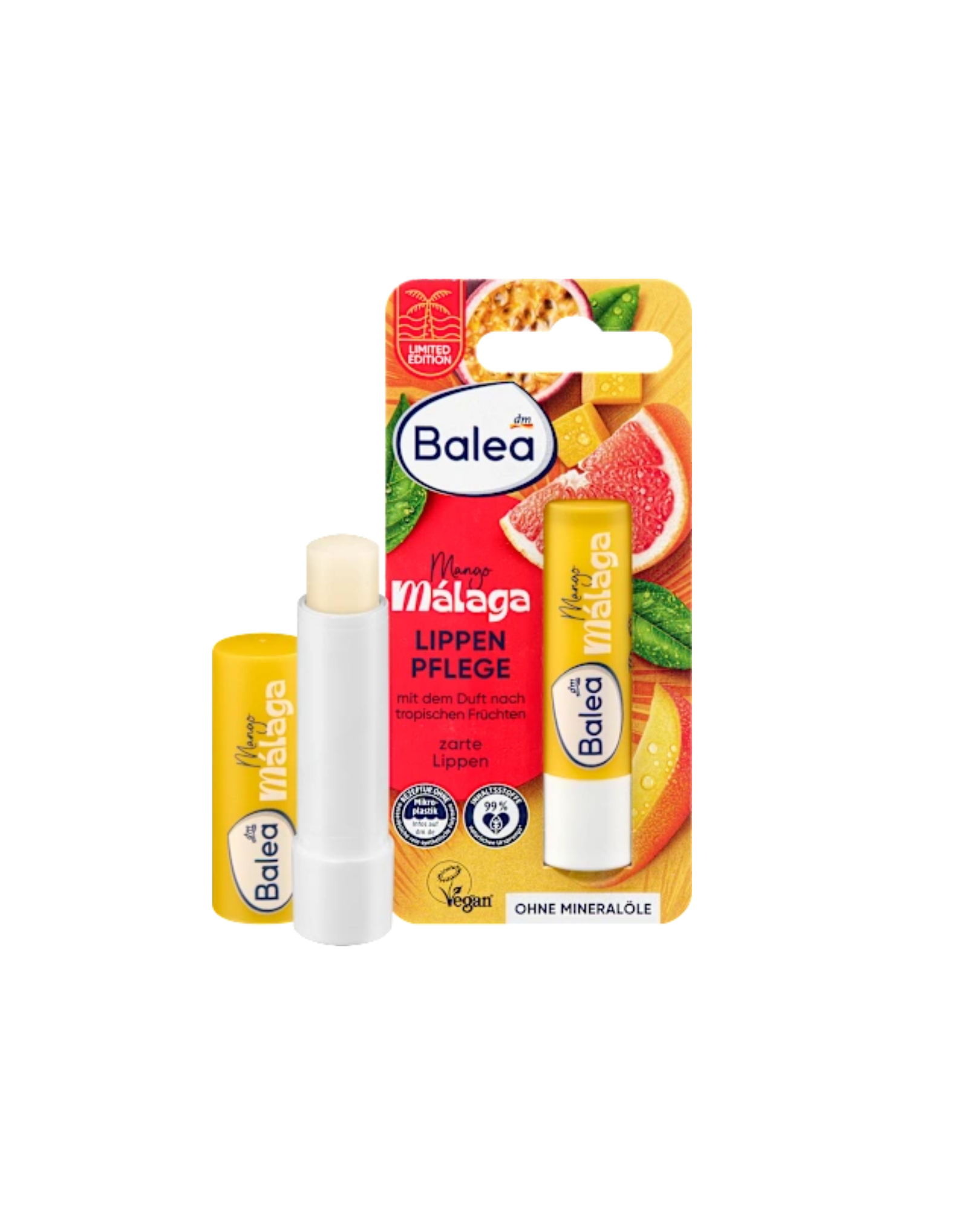 Balea Mango Malaga lip balm, 4.8 g