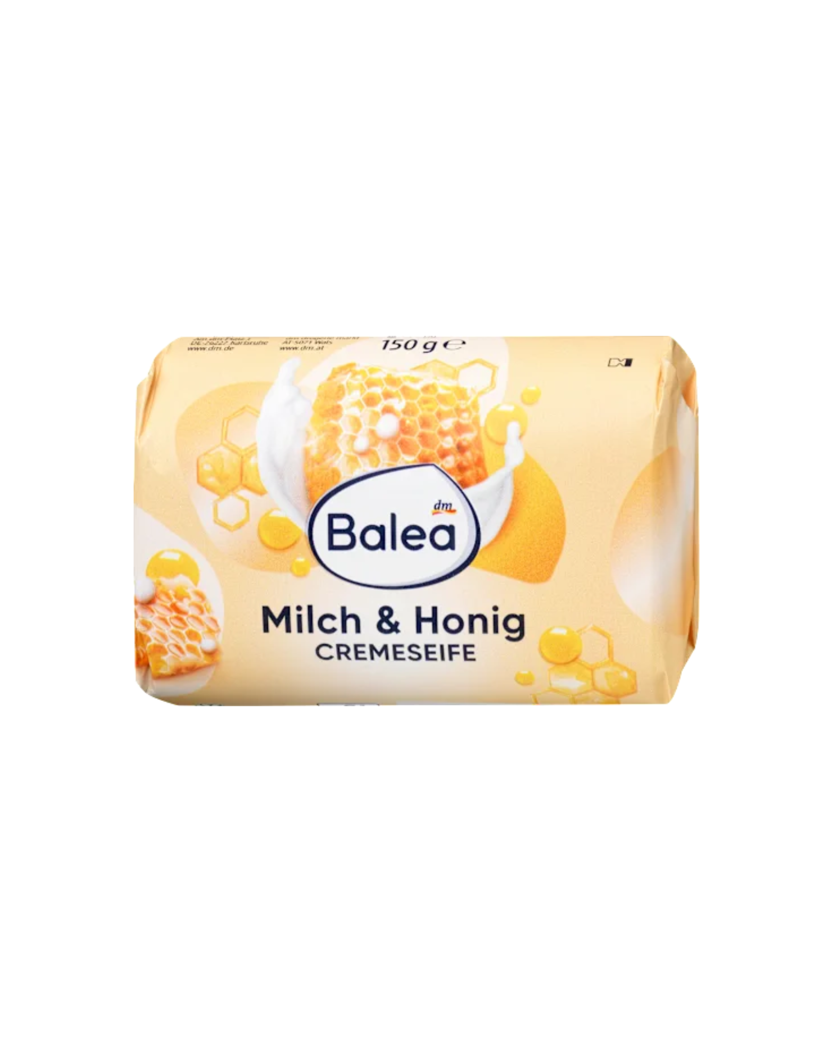 Balea Soap bar, cream soap milk & honey, 150 g