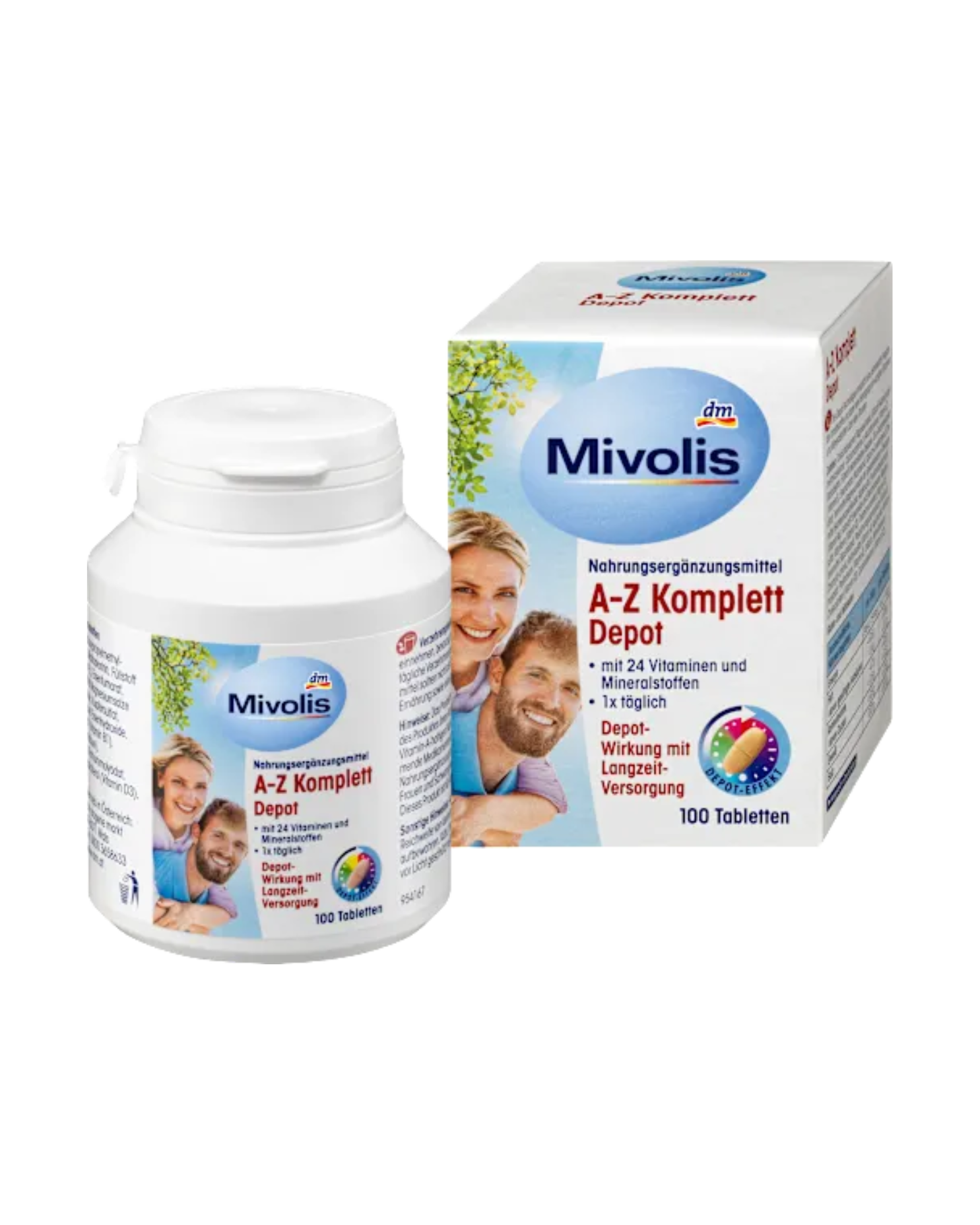 Mivolis AZ Komplett Depot, tablets, 100 pcs., 144 g