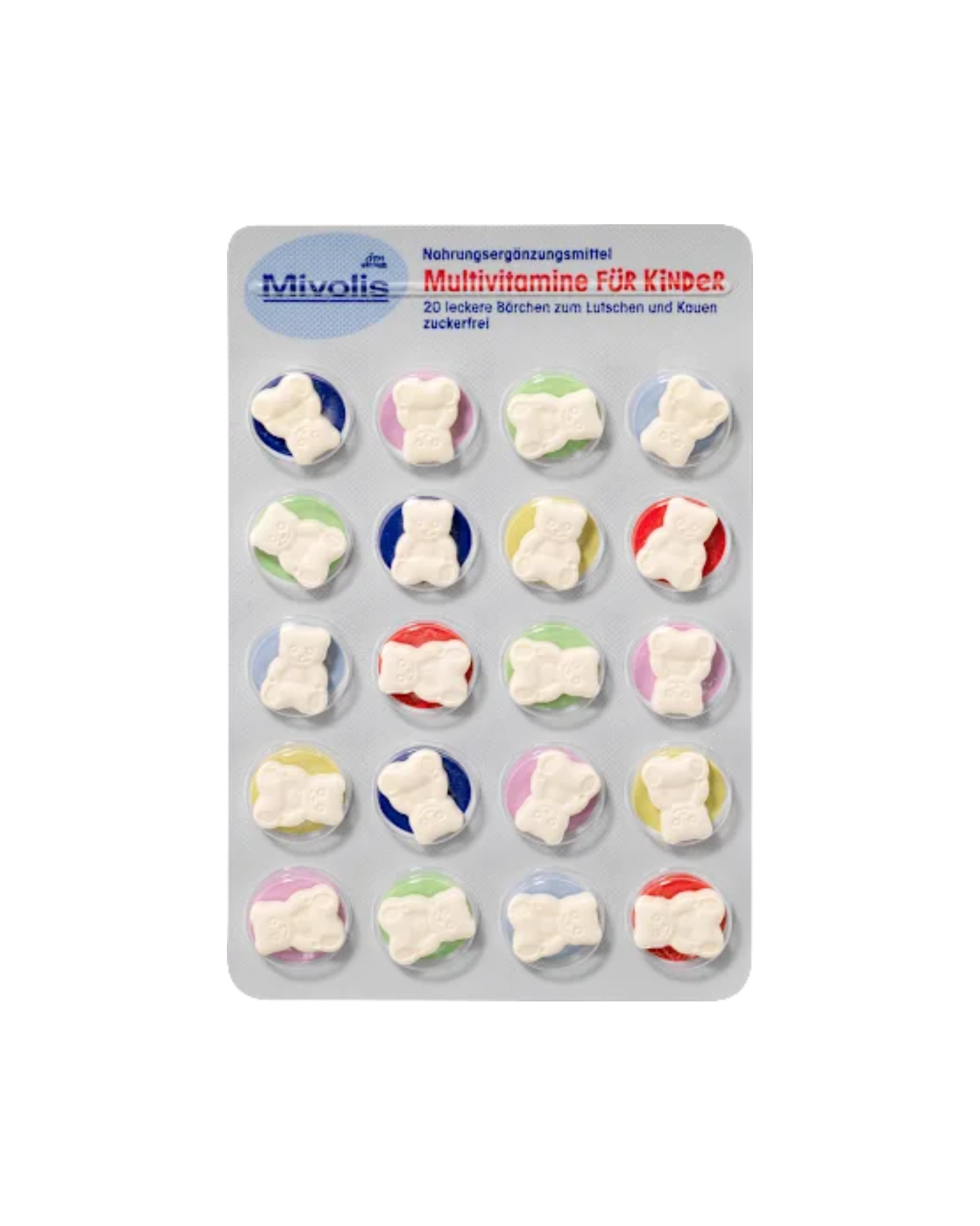 Mivolis Multivitamins for children, chewable tablets 20 pcs., 14 g